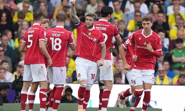 Josh Windass bags brace to help Wrexham triumph at Norwich